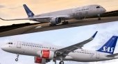 Los aviones de SAS cambian de look tras 20 años | Foto: Arriba el nuevo diseño y debajo el antiguo