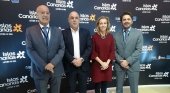 Antonio Hormiga, (ASOFUER) - José María Mañaricúa, (FEHT) -  Susana Pérez, (FTL) - Jorge Marichal, (ASHOTEL)