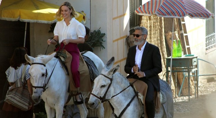 George Clooney se pasea en burro por Madrid | Foto: Ayuntamiento de Navalcarnero vía El Mundo