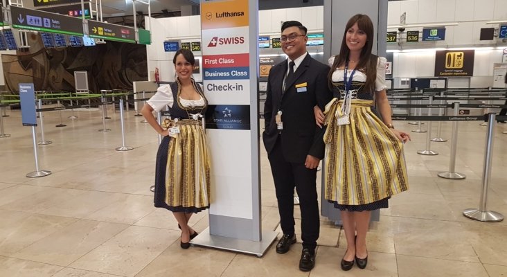 Lufthansa lleva el Oktoberfest a los aeropuertos españoles