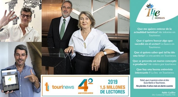 El sector turístico celebra el 4to aniversario de Tourinews