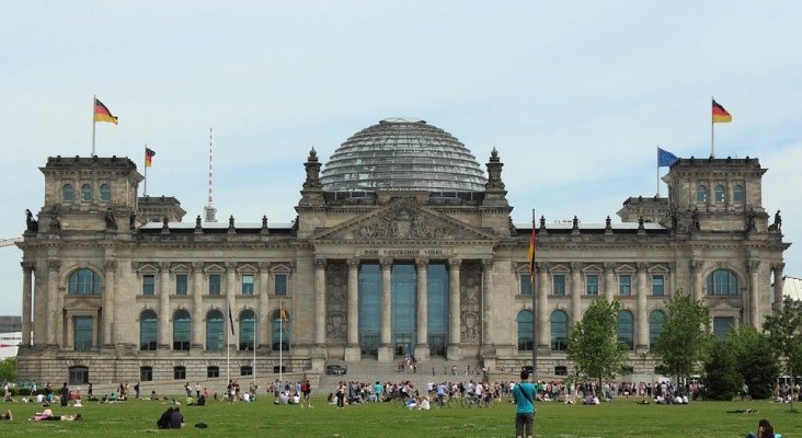 Fachada del Bundestag