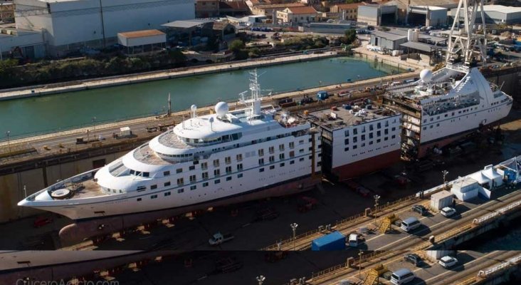Cortan crucero de pasajeros para aumentar su capacidad un 50%|Foto: CruceroAdicto Cortan crucero de pasajeros para aumentar su capacidad un 50%|Foto: CruceroAdicto