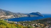 Vistas de la costa de Antalya, en la Riviera Turca (Turquía)