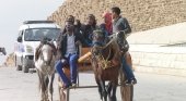 Turistas en Egipto