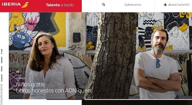 Talento a bordo, la apuesta de Iberia para internacionalizar la cultura española