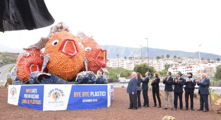 loro parque fundacion refuerza compromiso con medioambiente nueva escultura (2)