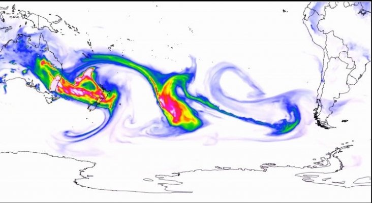 ¿Amenaza el humo de los incendios de Australia al tráfico aéreo del Pacífico?