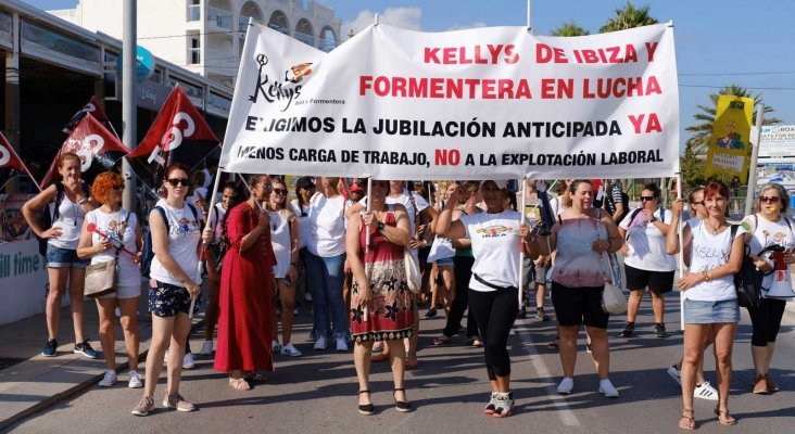 Las Kellys exponen sus reivindicaciones al responsable de Turismo de Baleares | Foto: rtve