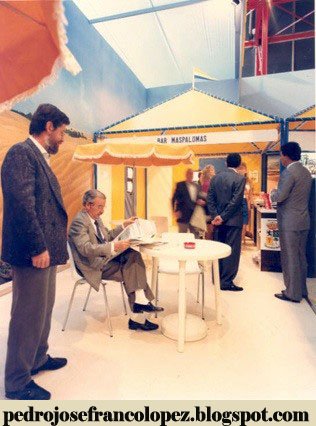 En la década de los 80, Maspalomas acudió a Fitur con stand independiente 3