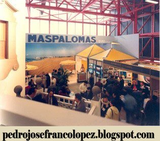 En la década de los 80, Maspalomas acudió a Fitur con stand independiente 2