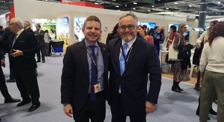 David Pérez, consejero delegado de Turismo de Tenerife, e Ignacio Moll