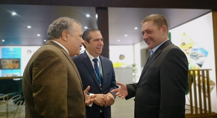 César José de los Santos, Clúster Turístico de Puerto Plata, Francisco Javier García, Ministro de Turismo de Puerto Plata y Markus Wischenbart, presidente de Lifestyle Holidays