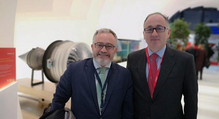 Ignacio Moll, editor Tourinews y Luis Gallego, presidente Iberia