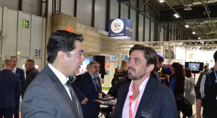 Pedro Martín, presidente del Cabildo de Tenerife, y Jorge Marichal, presidente de Ashotel y de la CEHAT