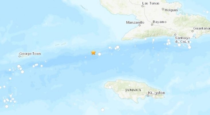 Terremoto de 7,7 grados y alerta de tsunami en el área del Caribe|Foto: USGS