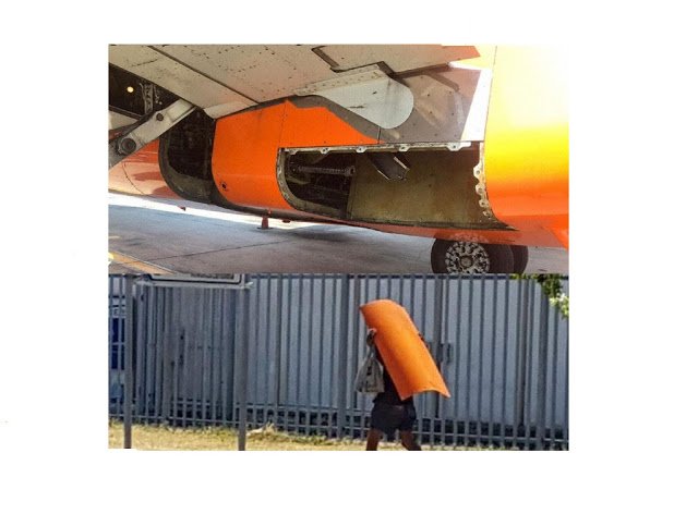 Revende a la aerolínea el trozo de fuselaje que un Boeing 737 perdió en pleno vuelo