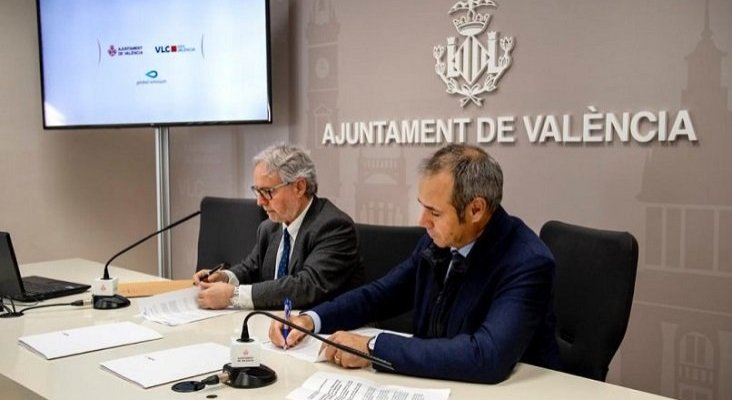 Foto: Emiliano García, concejal de Turismo de Valencia (izq.) y Dionisio García Comín, CEO de Global Omnium