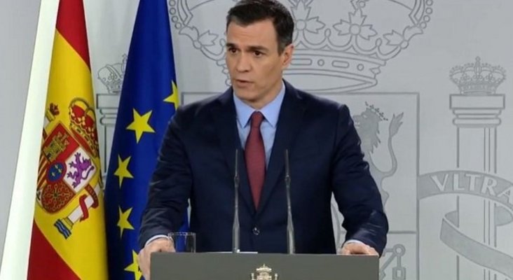 Crisis del coronavirus: España anuncia "medidas específicas" para el turismo | Foto: Retransmisión en directo Moncloa vía Twitter