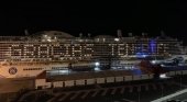 Emotiva despedida en Tenerife del crucero AIDAnova|Foto: Diario de Avisos