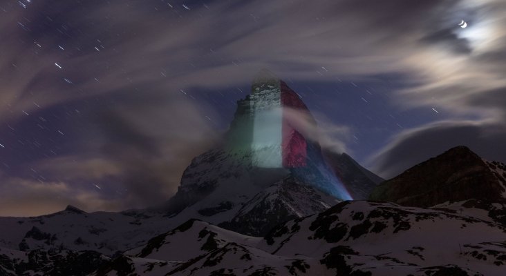 Los monumentos del mundo se tiñen con la tricolor para apoyar a Italia © Frank Schwarzbach