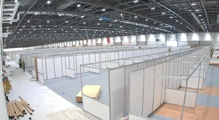 Coronavirus Opening of Nightingale Hospital in ExCel London Coronavirus Opening of Nightingale Hospital in ExCel London