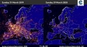 Cae el tráfico aéreo en Europa un 90%