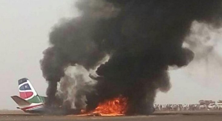 Accidente de avión en Sudán