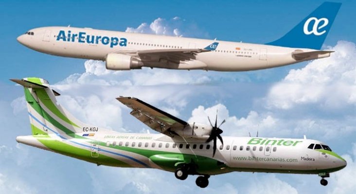 Air Europa y Binter se harán cargo de las conexiones insulares hasta el fin del estado de alarma