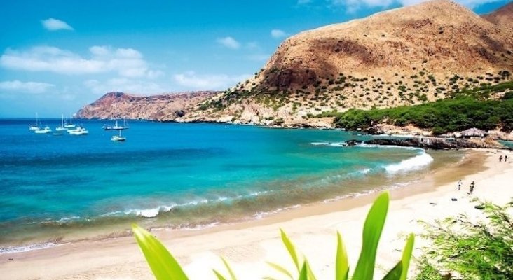 Playa en el archipiélago de Cabo Verde