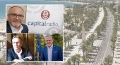 Ignacio Moll - José Antonio Sosa Díaz-Saavedra, Doctor en Arquitectura - Pere Granados, alcalde de Salou y presidente del Patronato Municipal de Turismo