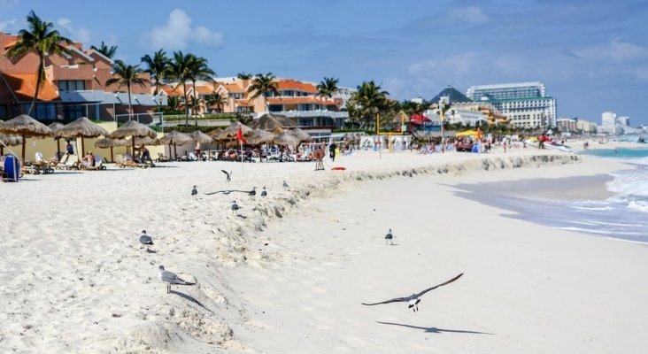 Playa en Cancún