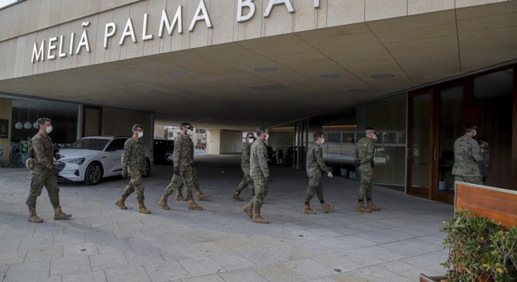 Hotel Meliá Palma Bay, uno de los hoteles medicalizados durante la pandemia