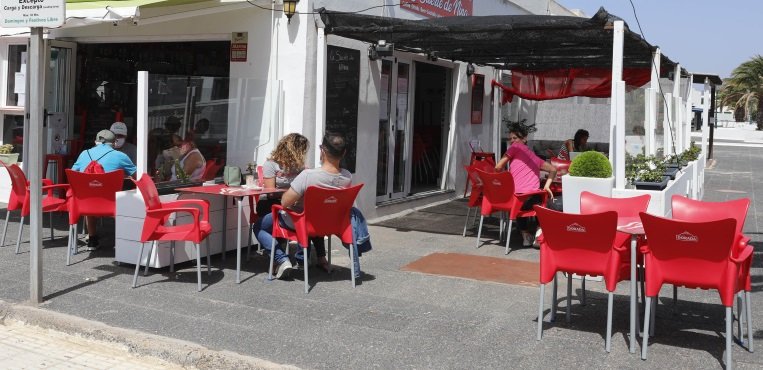 Terraza en Teguise - Lanzarote - Canarias | Foto: La Voz de Lanzarote