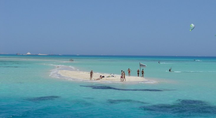 Turistas en Hurgada, Egipto