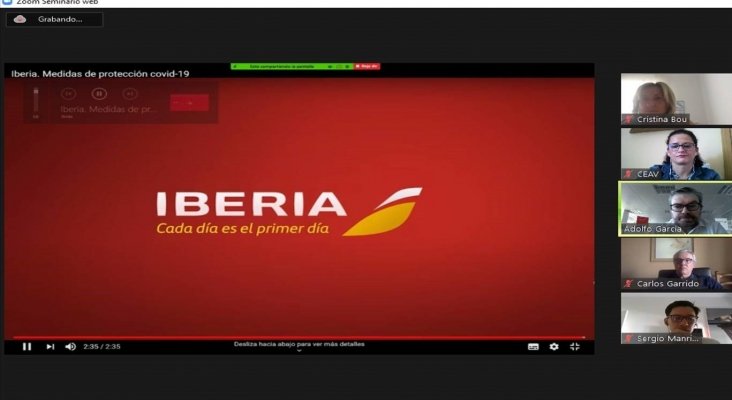 CEAV reúne a 180 agencias de viajes en un webinar con Iberia