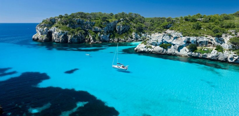 Vista de la costa en Baleares