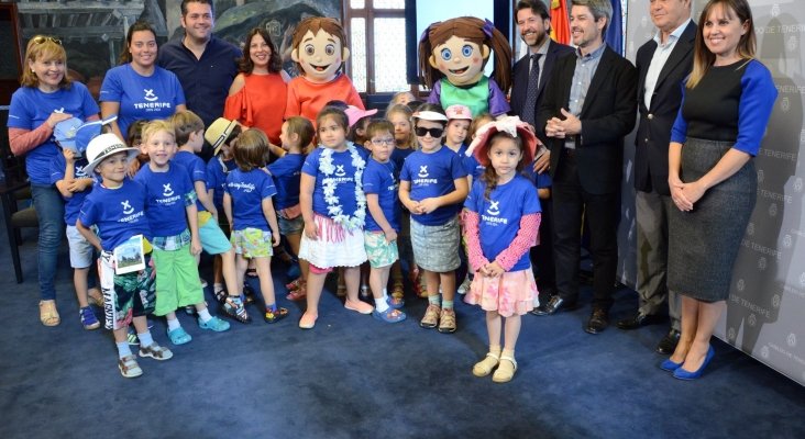 Menores durante esta presentación #YoSoyTenerife