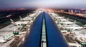 Aeropuerto de Dubái en Emiratos Árabes Unidos