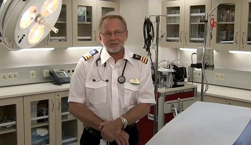 Dr. Eilif Dahl, médico en jefe del Oasis of the Seas |Foto: https://noticiasdecruceros.com/