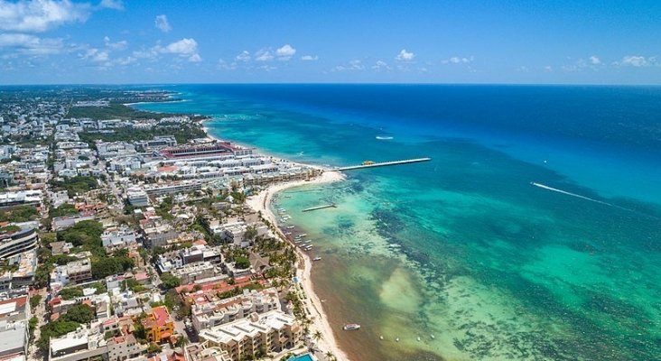 Comienza la reapertura de playas en Riviera Maya (México) para reactivar el turismo | Foto: Playa del Carmen (México) - dronepicr (CC BY 2.0)