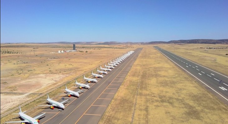 El aeropuerto de Ciudad Real almacenará 100 aviones más | Foto:  Actualidad Aeroespacial