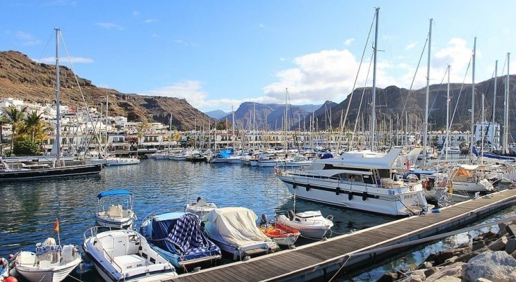 Puerto de Mogán, al sur de Gran Canaria