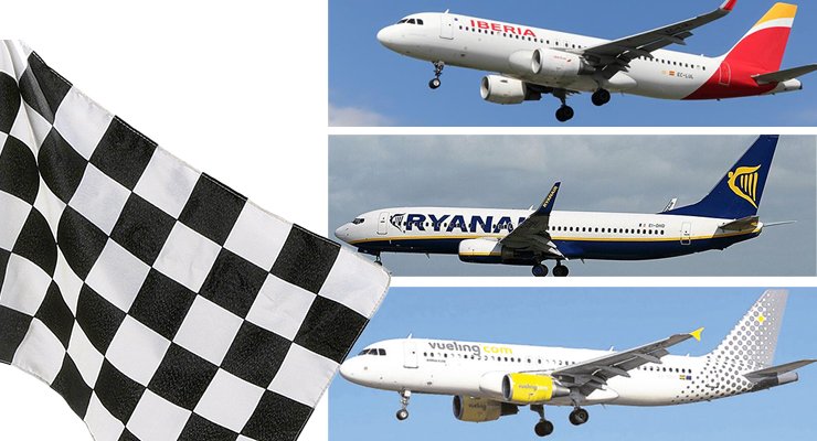 Iberia, Ryanair y Vueling emprenden una batalla de precios
