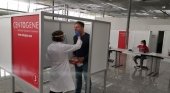 Centro de test PCR en el Aeropuerto de Frankfurt
