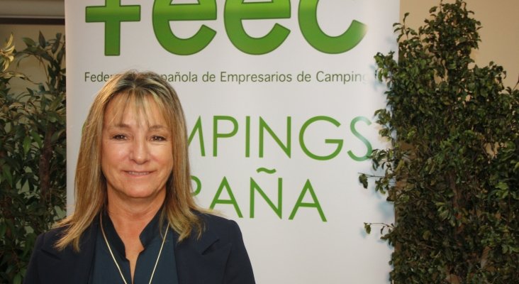 Ana Beriain, presidenta de la Fereración Española de Campings (FEEC)