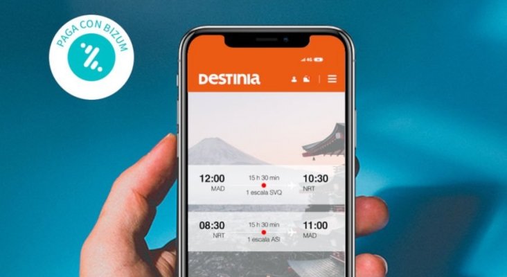 Destinia implementó el pago con Bizum|Foto: Destinia