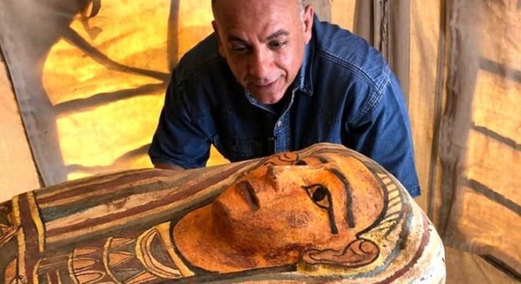 Descubren 59 sarcófagos | Imagen: Ministerio de Antigüedades de Egipto