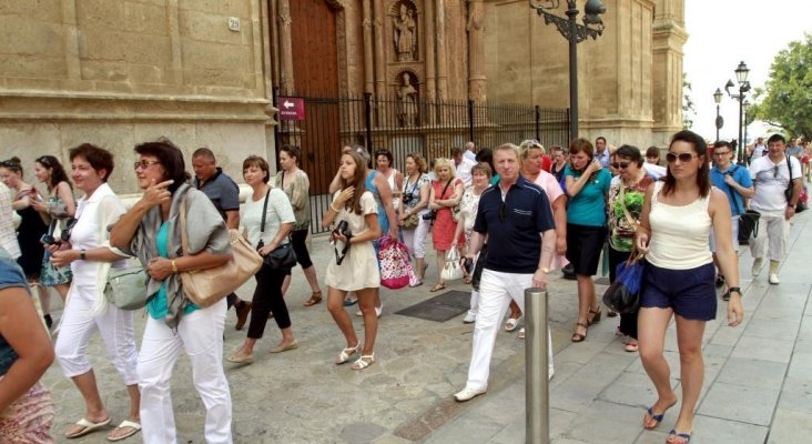 Turistas en Palma