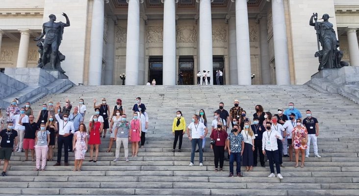 Visita al Capitolio de La Habana